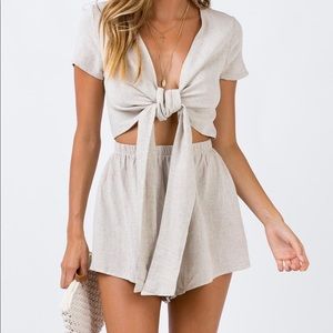 Beige Romper
